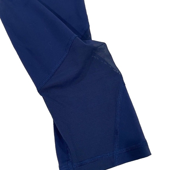 Knockout by Victoria's Secret Crop Leggings with Sheer Cutouts; Navy; Size S - Picture 6 of 6